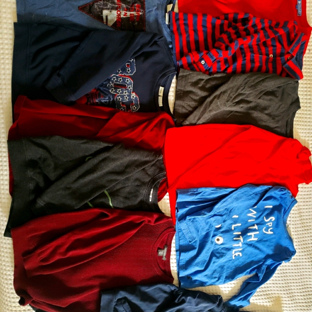 Size 6, 11 x Boys Long sleeve shirts